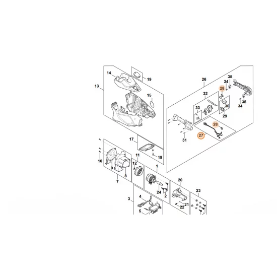 STIHL  Wiązka kabli FA01 430 2220